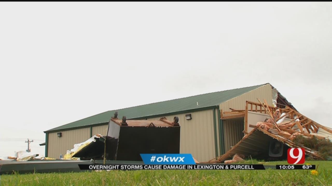 Wind Storm Leaves Widespread Damage In Lexington, Purcell