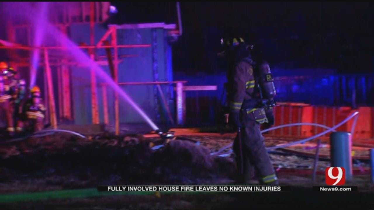 OKC Firefighters Responds To House Fire In Nichols Hills