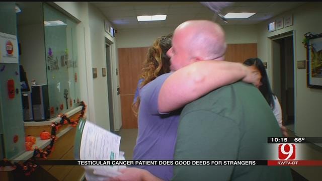 Oklahoma Testicular Cancer Patient Does Good Deeds For Strangers