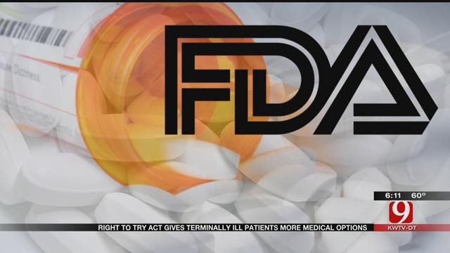 Terminally Ill Oklahomans Now Have Access To Non-FDA Approved Drugs