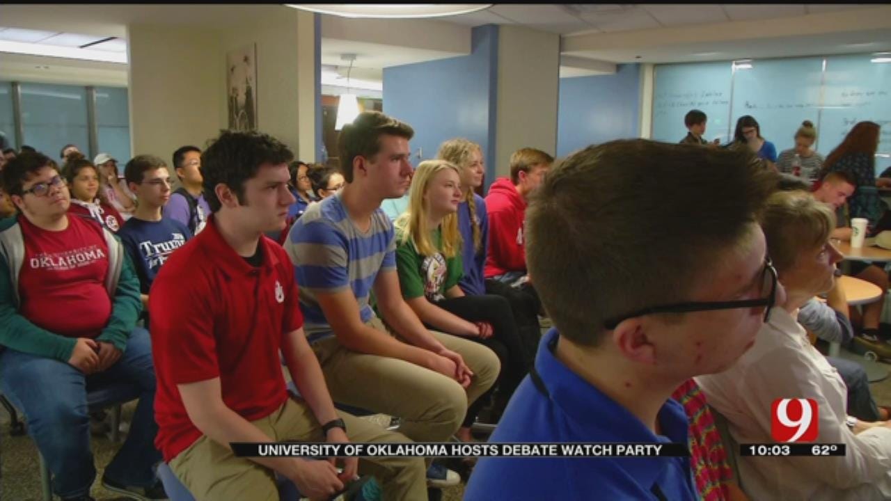 OU Hosts Watch Party For First Presidential Debate