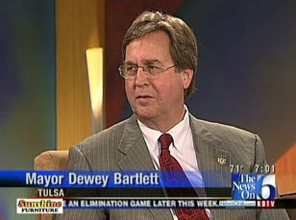 Tulsa Mayor Dewey Bartlett Reacts To City Manager Proposal