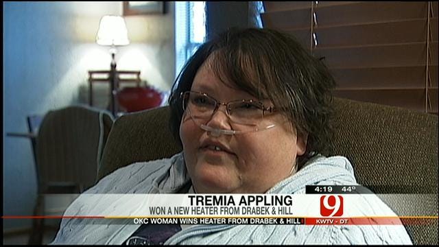 Heating Hearts: Tremia Appling Receives New Heater