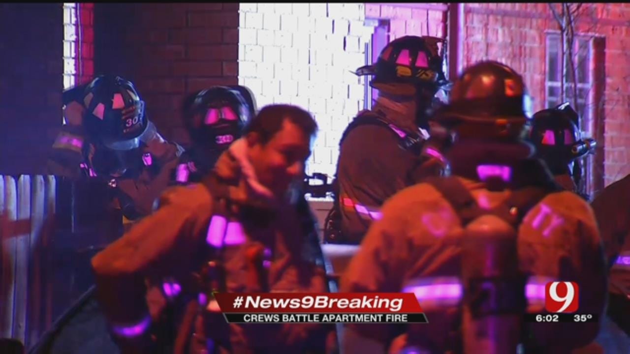Two Rescued From Apartment Fire In NW OKC