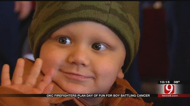 OKC Fire Department Plans 'Day Of Fun' For Little Boy Battling Cancer