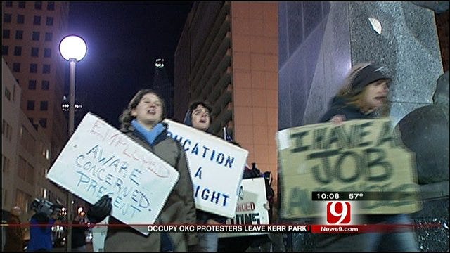 Occupy OKC Protesters Forced to Leave Kerr Park