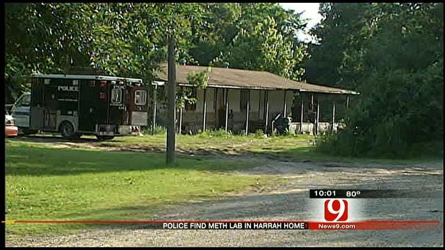 Harrah Police Uncover Large Meth Lab In Home With Children