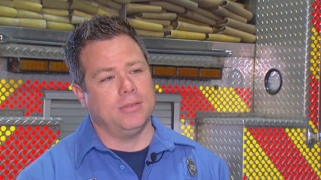 WEB EXTRA: Rotary Club Honors Tulsa Firefighter Of The Year
