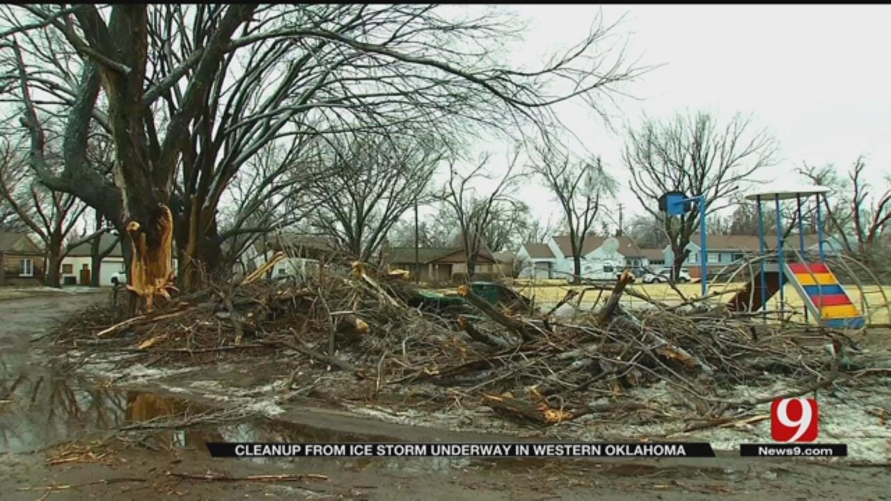 Cleanup From Ice Storm Underway In Northwestern Oklahoma