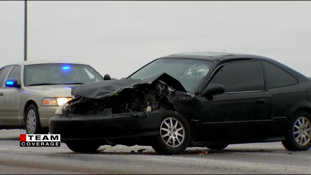 Speed, Slick Roads Combine For Several Green Country Wrecks