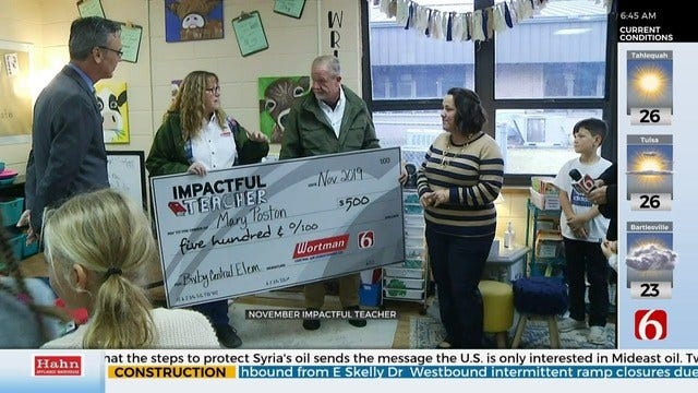 Bixby Educator Honored As 'Impactful Teacher'