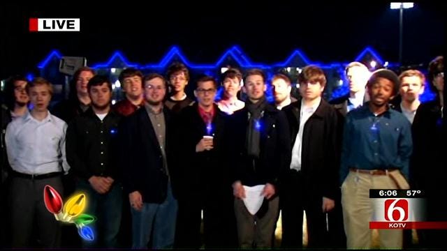 Phi Mu Alpha Sinfonia Performs At University Of Tulsa Night Light