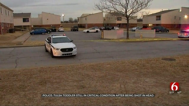 Tulsa Toddler Shot In Head Is Off Life Support, Improving