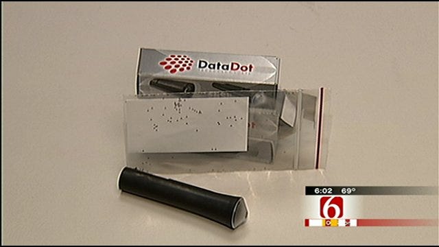 Tulsa Police Using 'Data Dots' To Help Track Stolen Property