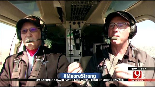 SkyNews9 & David Payne Survey Moore Tornado Damage
