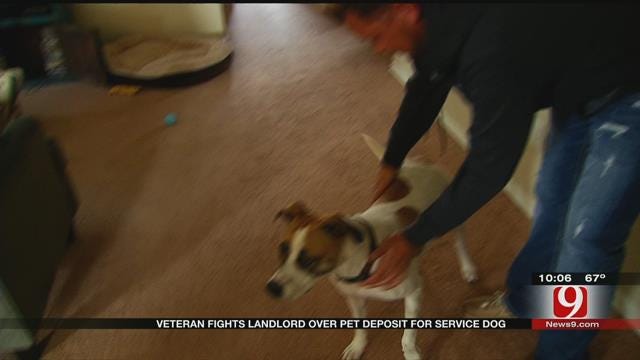 Veteran In Dispute With Landlord Over Pet Deposit For Service Dog