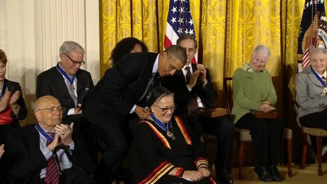 WEB EXTRA: President Obama Presents Suzan Harjo With Medal Of Freedom