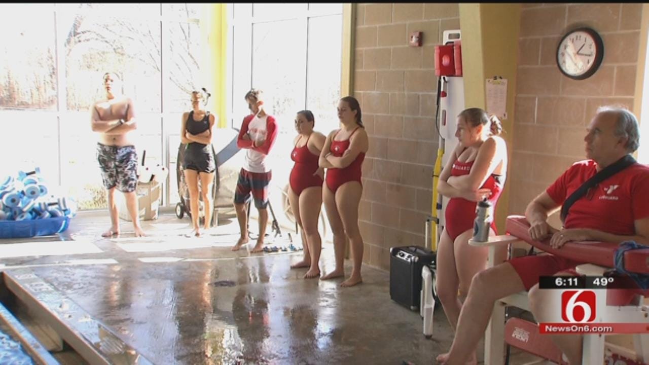 Swimmers Take Winter Break To Train For Tulsa Lifeguard Jobs