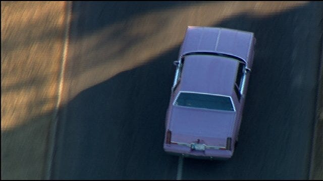 Police Pursue Pink Vehicle In N.W. OKC