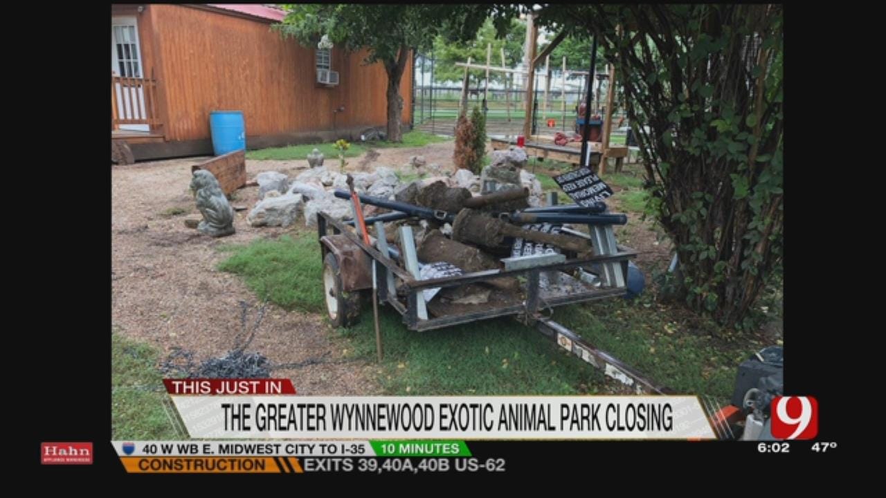 Greater Wynnewood Exotic Animal Park Moving To New Location, Owner Says
