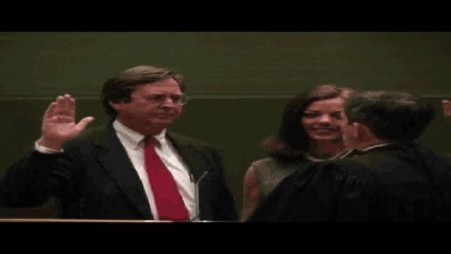 WEB EXTRA: Bartlett Takes Oath Of Office