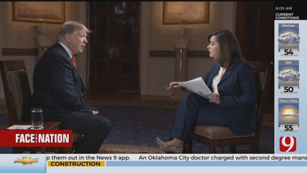 President Trump Covers Wide Range Of Topics in Exclusive CBS Interview