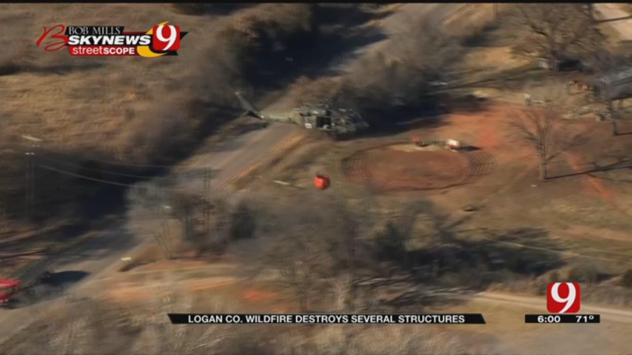 Homes Destroyed As Wildfire Rages North Of Edmond