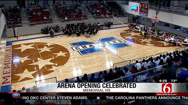 Memorial Cuts Ribbon On New Arena