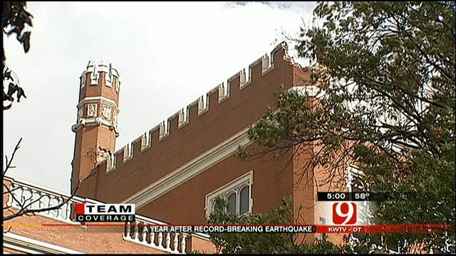 News 9's Kelly Ogle Shows Progress Of Rebuilding After OK Earthquakes