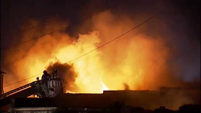 WEB EXTRA: Building In Downtown Sand Springs Burns