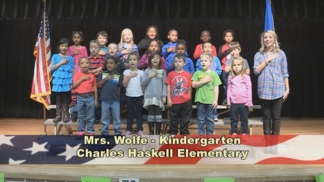 Mrs. Wolfe's Kindergarten Class At Charles Haskell Elementary School