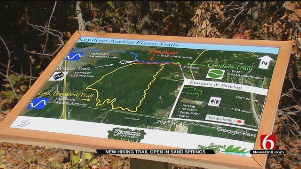 New Walking Trail Through Sand Springs Ancient Forrest
