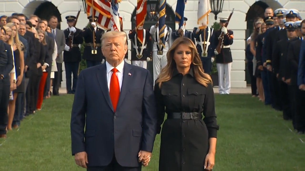 WATCH: President Trump Marks 9/11 Anniversary With Moment Of Silence