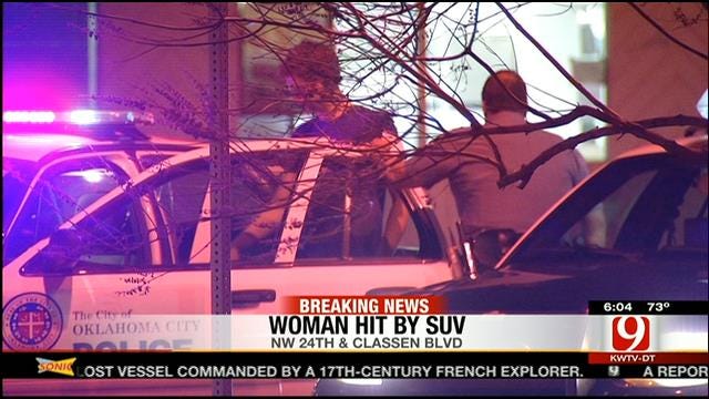 Woman Seriously Injured After Being Hit By SUV In NW OKC