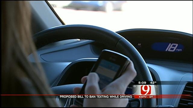Supporters Of Texting While Driving Ban Rally At OK Capitol