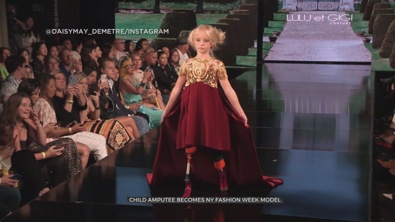 9-Year-Old Double-Amputee Walks The Runway At New York Fashion Week