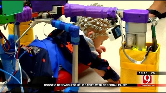 OU Researchers Test Robot Designed To Help Babies With Disabilities