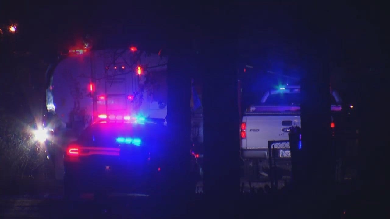 WEB EXTRA: Video From Scene Of Eufaula Standoff, Fatal Fire