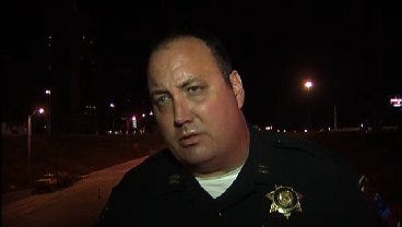 WEB EXTRA: Tulsa Police Captain Travis Yates Talks About Bridge Incident