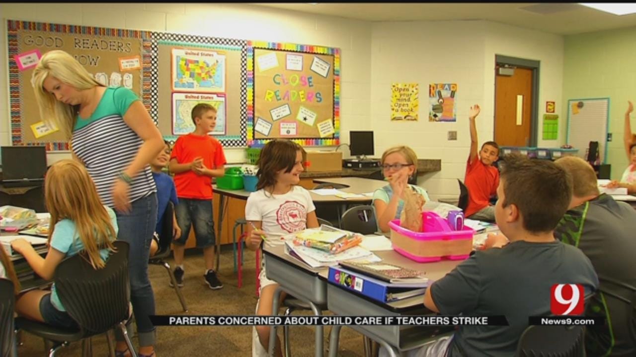 OKC Child Care Providers Prepare For Teacher Strike