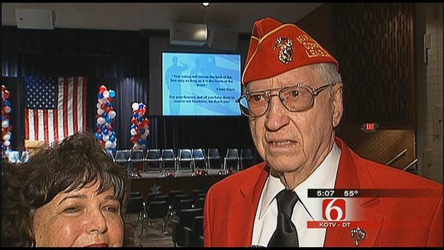 Tulsa School Gets A Jump Start On Veterans Day