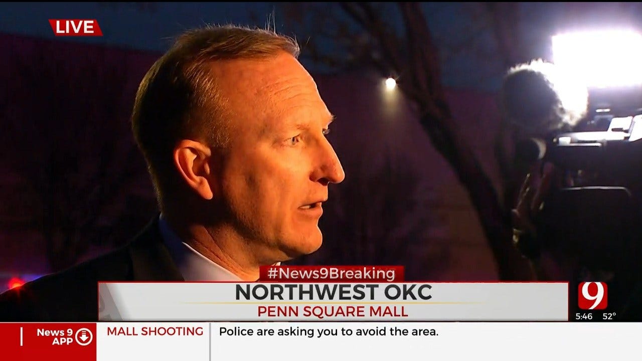 OKC Police Give An Update About The Shooting Investigation At Penn Square Mall