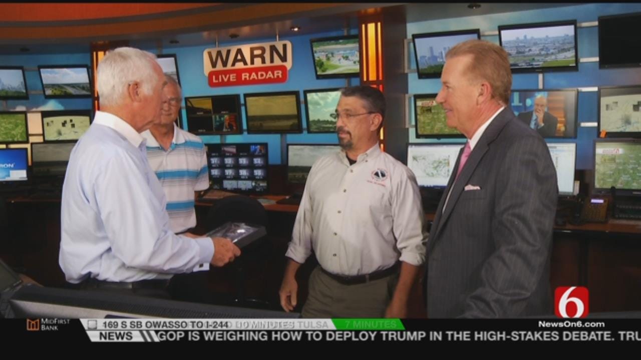 News On 6 Meteorologist Dick Faurot Honored By Tulsa National Weather Service Office