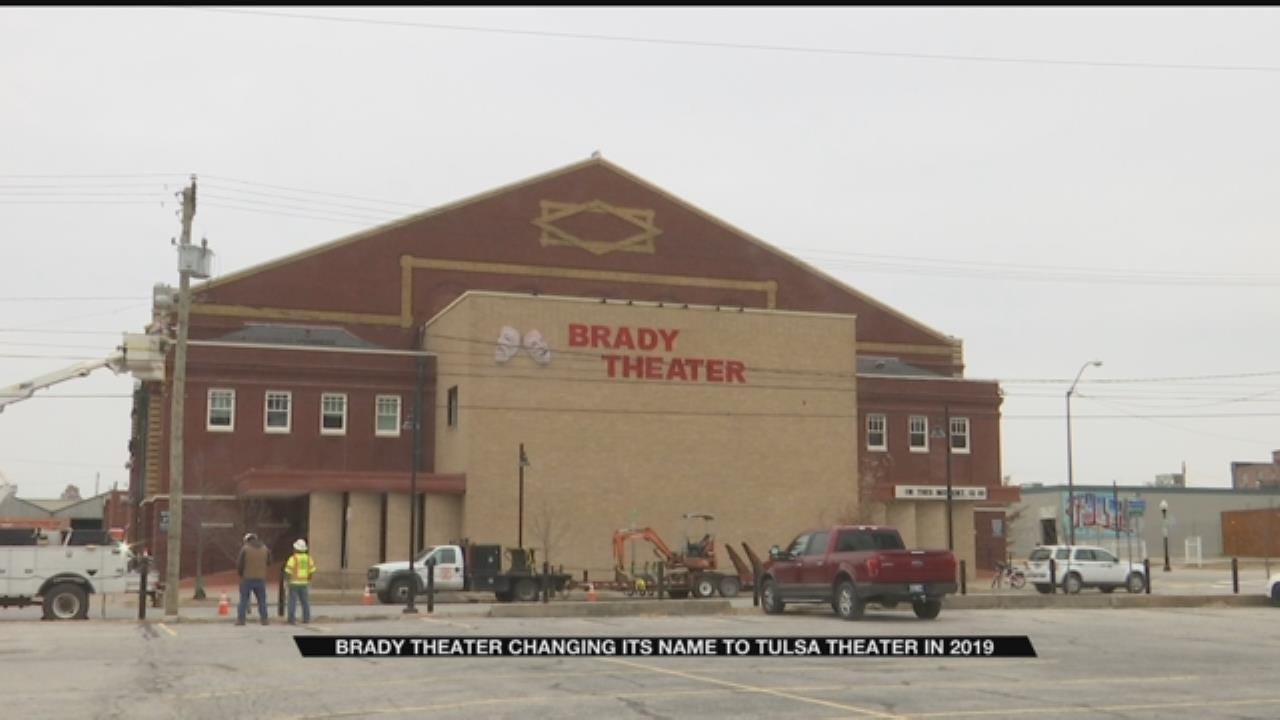 Brady Theater To Change Name To Tulsa Theater