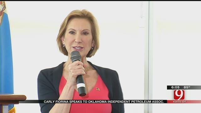 GOP Candidate Carly Fiorina Called For Leadership For US