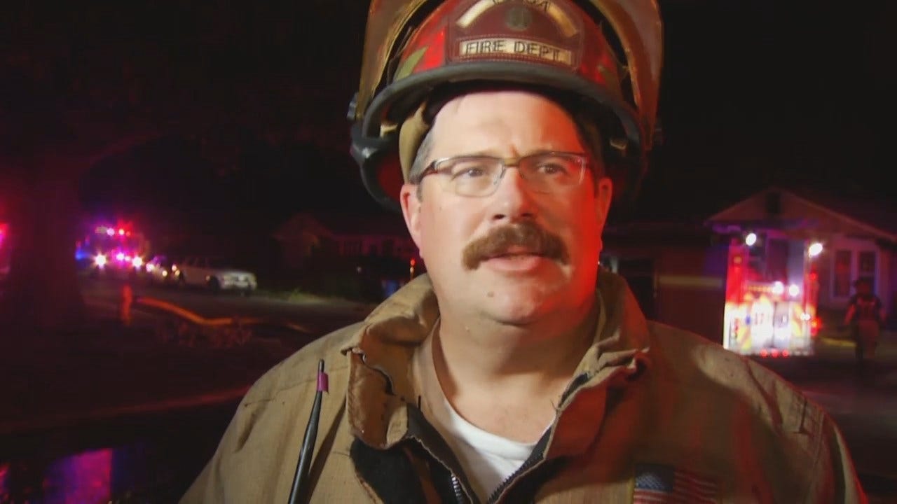 WEB EXTRA: Tulsa Fire Captain John Smith Talks About The Fire