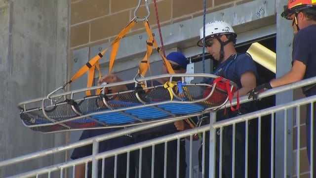 WEB EXTRA: Tulsa Firefighters Train At TCC's New Facility