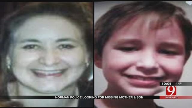 Norman Police Look For Missing Mother Son