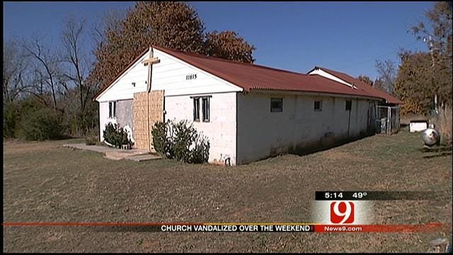 Congregation Keeps The Faith After Church Vandalized In Spencer