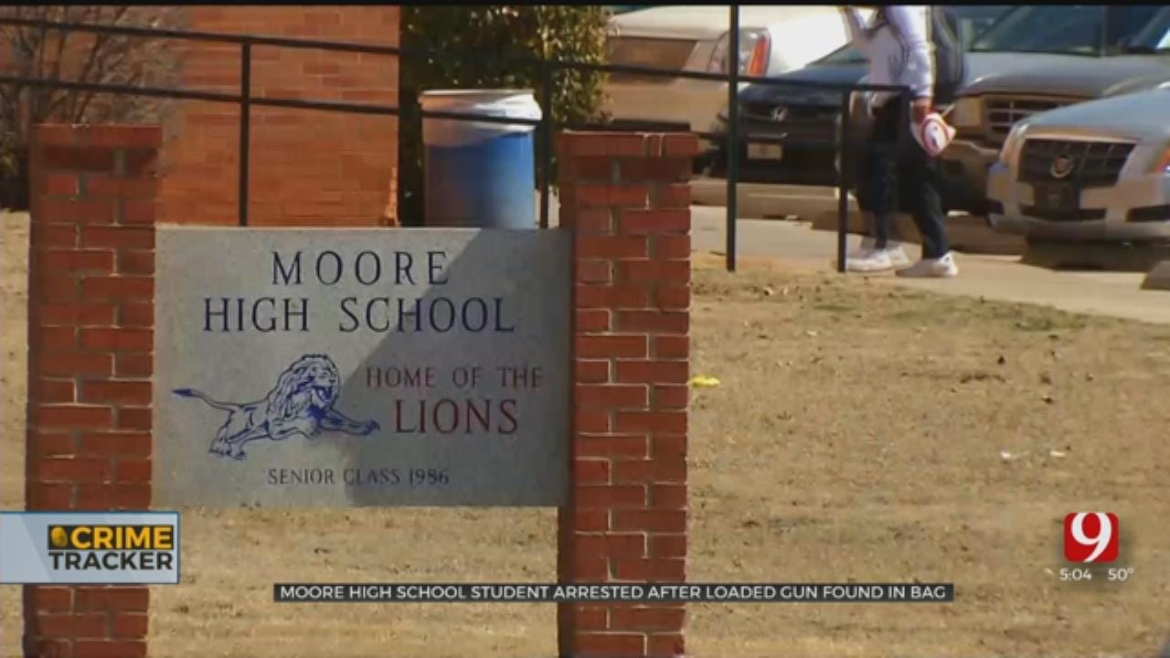 Moore Student Arrested, Accused Of Bringing Loaded Gun To School